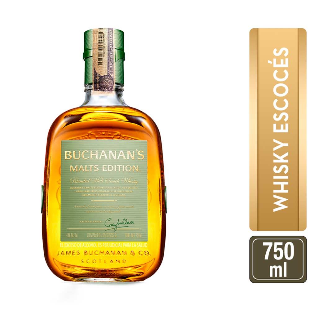 Whisky Buchanans Malts Edition botella x750ml spidregco